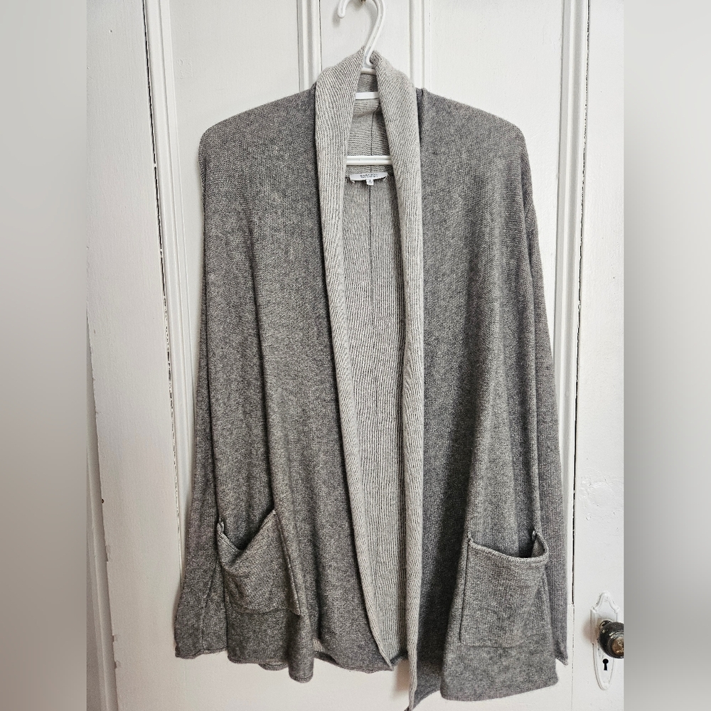Grey Babaton XS Cashmere Cardigan